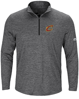 Cleveland Cavaliers Mens Majestic Remain Focused Half Zip Mock Neck Shirt
