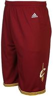 Cleveland Cavaliers Wine Youth 8" Inseam NBA Replica Basketball Shorts By Adidas