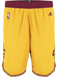 Cleveland Cavaliers Gold Youth Swingman Baskeball Shorts By Adidas