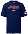 Cleveland Indians MLB Practice V Short Sleeve Tee Shirt By Nike Team Sports