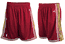 Clevland Cavaliers  Adult Garnet Tackle Twill Logo Swingman Shorts By Adidas