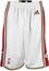 Clevland Cavaliers  Adult White Tackle Twill Logo Swingman Shorts By Adidas