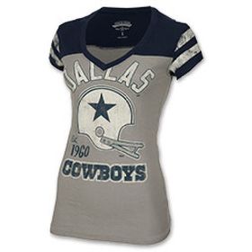 Dallas Cowboys Women�s Nostalgia Short Sleeve Tee 