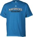 Dallas mavericks Blue NBA Double OT Short Sleeve Tee Shirt By Adidas