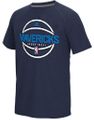 Dallas Mavericks Adidas Slimmer Fit On-Court Navy Pre-Game Ultimate Synthetic Short Sleeve T Shirt