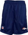 Denver Broncos Blue  08  NFL Team Issue 8� Inseam Sidelines Mesh Shorts By Reebok