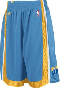 Denver Nuggets Adult NBA 10 Inseam Gear Basketball Shorts By Adidas
