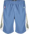 Denver Nuggets Blue Embroidered Swingman Shorts By Adidas