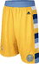 Denver Nuggets Gold Embroidered Swingman Shorts By Adidas