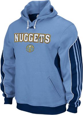 Adidas Denver Nuggets Powder Blue The Dunk Hooded Sweatshirt