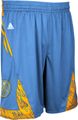 Denver Nuggets Lt. Blue NBA Pre-Game Authentic Basketball Shorts by Adidas