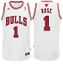 Derrick Rose Chicago Bulls #1 White Swingman Basketball Jersey by Adidas