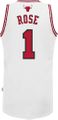 Derrick Rose Chicago Bulls #1 White Swingman Basketball Jersey by Adidas
