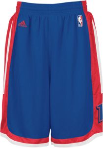 Detroit Pistons NBA Embroidered 2nd Season Adidas Basketball Shorts