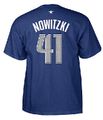 Dirk Nowitzki Dallas Mavericks Youth Blue NBA Two Sided T Shirt By Adidas