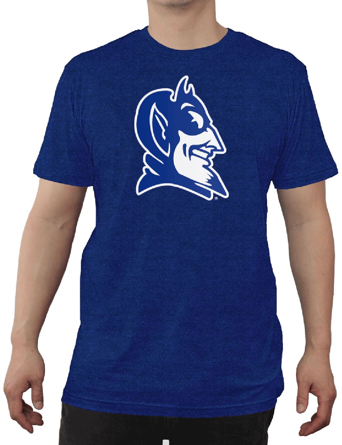 Duke Blue Devils Royal Slim Fit Secondary Team Logo T Shirt-Sale