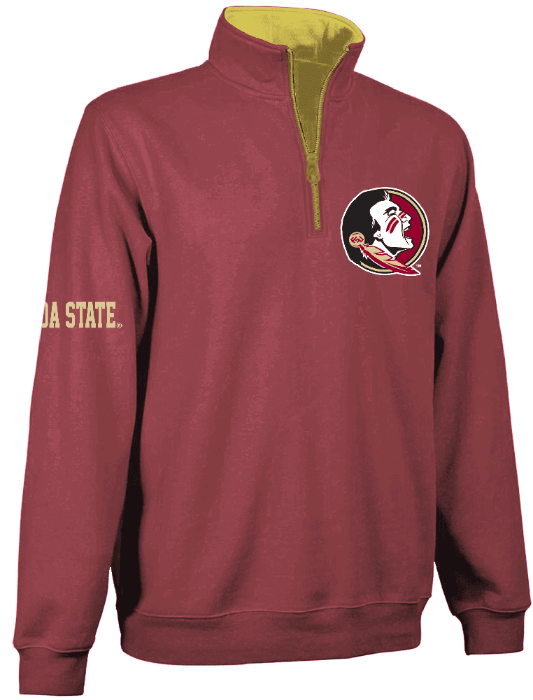 Florida State Seminoles First Down Quarter Zip College Pullover