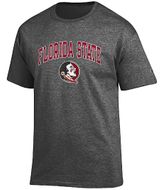 Florida State Seminoles Granite Heather Champion Campus Short Sleeve Tee Shirt