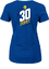 Ladies Stephen Curry Golden State Warriors Solid Recruit V Neck T Shirt