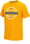 Golden State Warriors Adidas On-Court Gold Pre-Game Ultimate Synthetic Short Sleeve T Shirt