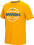 Golden State Warriors Adidas On-Court Gold Pre-Game Ultimate Synthetic Short Sleeve T Shirt