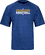 Golden State Warriors Blue Heather Adidas Authentic On-Court Practice SS Climalite Performance T Shirt