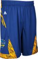 Golden State Warriors Blue NBA Pre-Game Authentic Basketball Shorts by Adidas