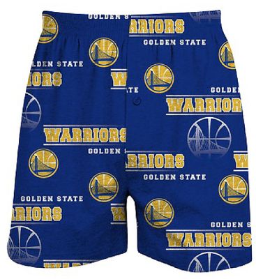 Golden State Warriors Mens Blue Fusion Boxer Shorts by Concepts Sports