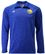 Golden State Warriors Heather Royal Quarter Zip Synthetic Shirt by Adidas