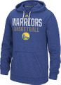 Golden State Warriors Mens Heather Blue Ultimate Banner Synthetic Hoodie by Adidas