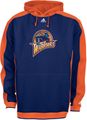 Golden State Warriors NBA Blue Embroidered Dream Hooded Fleece Sweatshirt By Adidas