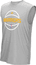 Golden State Warriors On-Court Grey Pre-Game Ultimate Synthetic Sleeveless T Shirt by Adidas