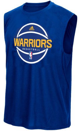 Golden State Warriors Adidas Royal New Ball Ultimate Synthetic Sleeveless Shir