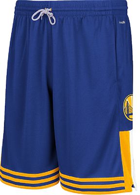 Golden State Warriors Adidas Mens Climalite Royal Blue Fangear Shorts