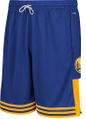 Golden State Warriors Adidas Mens Climalite Royal Blue Fangear Shorts