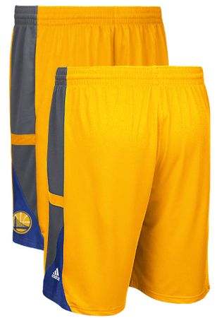 Golden State Warriors Gold Core 3 Climalite Adidas Performance Shorts