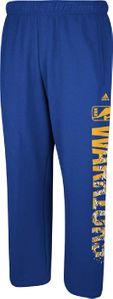 Golden State Warriors Royal Open Bottom Primal Elevation Fleece Sweatpants by Adidas