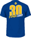 Stephen Curry Golden State Warriors Mens Blue 30 Record Holder T Shirt