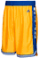 Golden State Warriors Gold Hardwood Classics Embroidered Swingman Shorts By Adidas