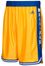 Golden State Warriors Gold Hardwood Classics Embroidered Swingman Shorts By Adidas