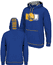 NBA Golden State Warriors Mens Blue Adidas Tip Off Synthetic Climwarm Hoodie
