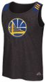 Golden State Warriors Grey Mens Climalite Lightweight FAS Tank Top by Adidas