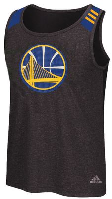 Golden State Warriors Grey Mens Climalite Lightweight FAS Tank Top by Adidas
