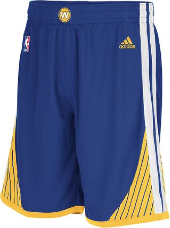 Golden State Warriors Youth Blue Swingman Replica Basketball Shorts by Adidas