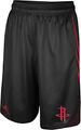 Houston Rockets Black Embroidered 12 inch Inseam Hoop Shorts by Adidas