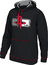 Houston Rockets Mens Adidas Black Tip Off Synthetic Hoodie Sweatshirt