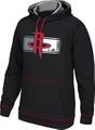 Houston Rockets Mens Adidas Black Tip Off Synthetic Hoodie Sweatshirt