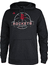 Houston Rockets Mens Heather Black Ultimate Banner Synthetic Hoodie by Adidas
