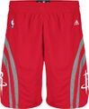 Houston Rockets Red Embroidered Swingman Shorts By Adidas