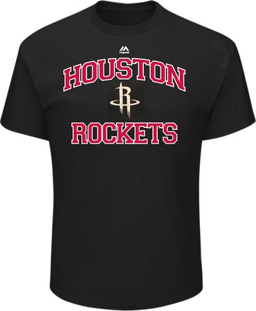 Houston Rockets Mens Bank It Short Sleeve T Shirt